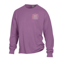 USC Trojans Men's Pink Courageous Long Sleeve T-Shirt
